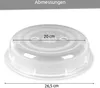 Wüllner & Kaiser Mikrowellenabdeckhaube 6 cm Ø26 cm Produktbild-Vorschau 6
