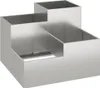 vidaXL Vaso da giardino arrugginito 100 x 100 x 60 cm Anteprima dell’immagine prodotto 4