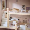 Petite Amélie Großes Puppenhaus aus Holz H17 cm - Rosa Produktbild-Vorschau 8
