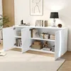 Merax Sideboard mit 3 Türen und LED-Streifen, Kommode mit Produktbild-Vorschau 6