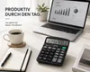 Taschenrechner Solar Tischrechner Big Display Produktbild-Vorschau 4