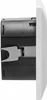 Side view of a white wall socket with two USB ports. Anteprima dell’immagine prodotto