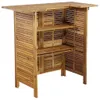 vidaXL 3 tlg. Gartenbar Set Massivholz Akazie - Produktbild-Vorschau 6