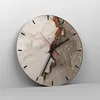 Wanduhr - Rund - Glasuhr - Stein Sand Abstraktion - 30x30cm Produktbild-Vorschau 4
