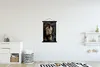 MuchoWow® Textilposter Abstrakt - Löwe - Schwarz 60x90 cm Produktbild-Vorschau 2