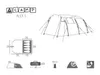 Tunnelzelt 5 Personen 485x320x200cm, wasserdicht, Produktbild-Vorschau 11