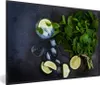 MuchoWow® Gerahmtes Poster Ein erfrischender Mojito ein Produktbild-Vorschau 1