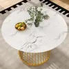 Okrągły stół do jadalni Sweiko (80×80×76 cm), stół Podgląd zdjęcia produktu 3