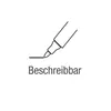 Schreibtafel B1200xH900mm Stahlbl.weiß Produktbild-Vorschau 17