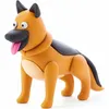 A clay model of a German Shepherd dog. Podgląd zdjęcia produktu