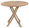 Gartentisch Klapptisch Paris in premium Teak rund D 90 Produktbild-Vorschau 3