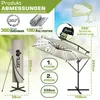 Ombrellone rettangolare in alluminio tillvex® Ø 330 cm con Anteprima dell’immagine prodotto 2