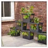 elho Green Basics Stack & Grow schwarz Pflanzkübel kleines Produktbild-Vorschau 4