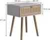 Nachttisch Vicco Holk Weiß/Kiefer 2-er Set, Model 54227 Produktbild-Vorschau 2