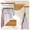 6x Kleiderbügel Platzsparend, rutschfest Kleiderbügel Produktbild-Vorschau 4