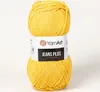 YarnArt Jeans Plus 35 Gelb – Weiche Baumwollmischung, Ideal Produktbild-Vorschau 3