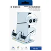 The image shows the packaging of a vertical USB cooling fan stand for the PlayStation 5 Slim console. Anteprima dell’immagine prodotto