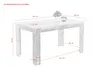 5tlg. ESSGRUPPE Rems, 1 Tisch Betonoptik+Schwarz/Weiß - Produktbild-Vorschau 2