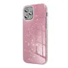 A pink glittery phone case is shown against a white background. Produktbild-Vorschau