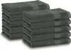 10er Set Gästehandtücher, 100% Baumwolle, 30x50 cm, grau Produktbild-Vorschau 1