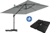 Parasol jardin déporté en aluminium "Sky 4" - 3 x 4 m - Voir les images du produit 1
