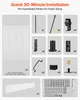 VEVOR Porta scorrevole a libro in stile porta da fienile Anteprima dell’immagine prodotto 4