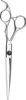 A pair of silver hair cutting scissors on a white background. Podgląd zdjęcia produktu