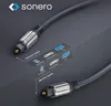 Cavo in fibra ottica SONERO, 1 m, nero Anteprima dell’immagine prodotto 4
