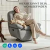 FLEXISPOT XC6 Oválny relaxačný kreslo s prikrývkou, otočné Náhľad obrázku produktu 9