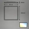 LED Panel Dimmbar Fernbedienung Ultraflach CCT 18W schwarz Produktbild-Vorschau 5