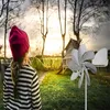 Metall Wetterfahne, Edelstahl Windmühle,360 Grad drehbar, Produktbild-Vorschau 4