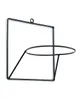 Howhomely porte-plantes support mural noir autour de 22 cm Voir les images du produit 1