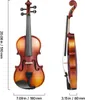 VEVOR violino 1/2, lunghezza braccio 508-558,8 mm, set di Anteprima dell’immagine prodotto 8