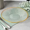 Piatto da dessert in vetro dorato 21 cm Anteprima dell’immagine prodotto 8