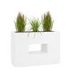 PFLANZWERK® Hochbeet Pflanzkübel VISTA 75cm WEISS Premium Produktbild-Vorschau 1