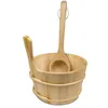 Saunazubehör-Set Kübel 4 L + Schöpfkelle Produktbild-Vorschau 3