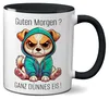 TassenKing Tasse mit Spruch lustig Hund Morgenmuffel Witz Produktbild-Vorschau 1
