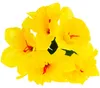 Bouquet di narcisi 5 pezzi fiori decorativi artificiali Anteprima dell’immagine prodotto 4