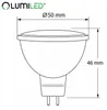 LUMILED Set 10x 12V GU5.3 LED Lampen MR16 8W ersetzt 80W Produktbild-Vorschau 6