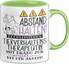 Tierverhaltenstherapeutin Tasse Geschenk Lustig Abstand Produktbild-Vorschau 1