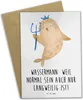 Mr. & Mrs. Panda Grußkarte Wassermann Unikat - Weiß - Produktbild-Vorschau 1