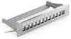 deleyCON 12 Port Patchpanel Patchfeld Modular für Keystone Produktbild-Vorschau 1