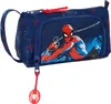 Safta Filling Pocket Spider-man Neon Federmäppchen Blau  Produktbild-Vorschau 1