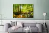 OneMillionCanvasses® - Leinwandbilder - 140x90 cm, Wald - Produktbild-Vorschau 2