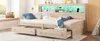 sofa rozkładana 90x200 cm z gniazdami USB i ładowania, Podgląd zdjęcia produktu 14