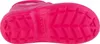 The bottom view of a pink Crocs rain boot for kids. Produktbild-Vorschau