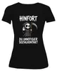 Hinfort T-shirt voor dames, zwart, maat M. Opdruk: "Onnodig Productafbeelding-voorbeeld 2