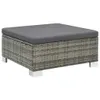 vidaXL 10-tlg. Garten-Lounge-Set mit Auflagen Poly Rattan Produktbild-Vorschau 3
