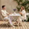 Table pliante 'Sande' rectangulaire acier 71x70x110 cm Voir les images du produit 4