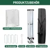 LEADZM Faltpavillon 2 x 2m Pavillon mit 4 Seitenwänden, Produktbild-Vorschau 6